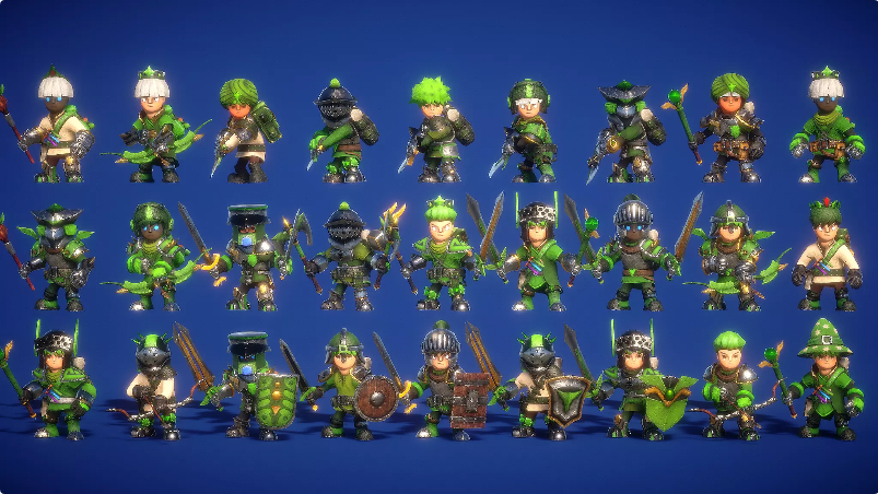 Screenshot_2020-04-04 Modular RPG Heroes PBR 3D 人形角色 Unity Asset Store(3).png